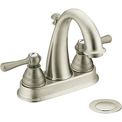 Moen 6121bn Kingsley One handle Bathroom Faucet With Drain Assembly Brushed Nickel