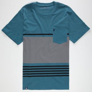 Guide Mens Pocket Tee Blue In Sizes Xx Large, X Large, Medium, Small, Larg
