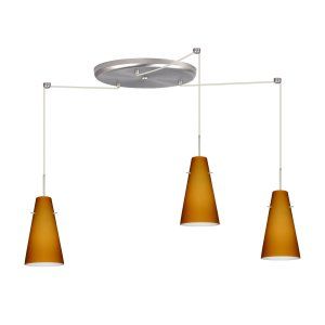 Besa Lighting BEL 3JW 412480 SN Cierro Pendant