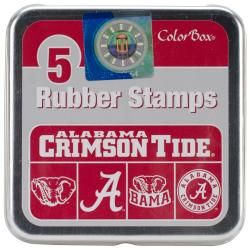 Colorbox University Licensed Stamp Set 3.5 X3.5  University Of Alabama