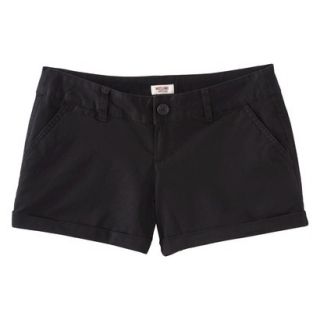 Mossimo Supply Co. Juniors Mid Length Woven Short   Black 13