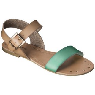 Womens Mossimo Supply Co. Lakitia Sandals   Natural/Turq 10