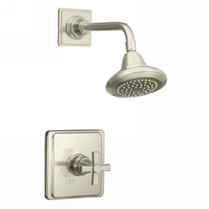 Kohler K T13134 3A BN Pinstripe One Handle Shower Only Faucets