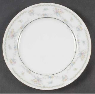 Epoch Emily Salad Plate, Fine China Dinnerware   Elegant Dining, Pink,Blue&Yello