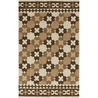 Hand hooked Moroccan Parsnip Indoor/outdoor Rug (33 X 53)