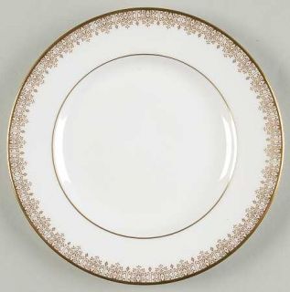 Royal Doulton Gold Lace Bread & Butter Plate, Fine China Dinnerware   Gold Filig
