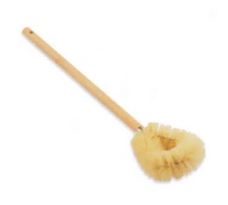 Continental Commercial 18 in Round TIW Toilet Bowl Brush w/ Wood Handle
