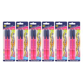 Staedtler Textsurfer Fluorescent Pink Gel Highlighters (pack Of 12)