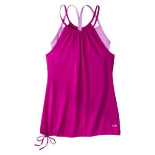 C9 by Champion Womens Double Layer Tank   Exotic Pink XL
