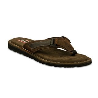 Skechers Stage Mens Thong Sandals, Chocolate (Brown)