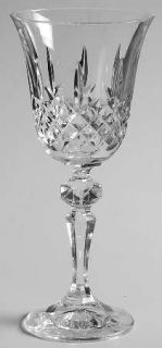 Edinburgh Crystal Elegance Sherry Glass   Clear,Crisscross&Vertical Cut,Knob Ste
