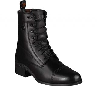 Mens Ariat Heritage III Paddock   Black Upgraded Full Grain Leather Boots