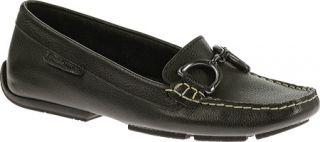 Womens Hush Puppies Cora   Black Leather Casual Shoes