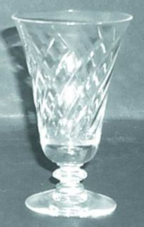 Fostoria Ballet Clear (Stm #6036,Cut #828) Juice Glass   Stem #6036, Clear, Cut