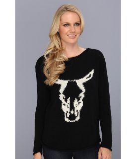Townsen Cow Sweater Womens Sweater (Black)