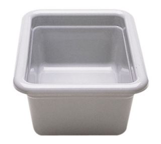 Cambro Utility Box   9 1/16x12 1/16x5 1/8 Hi Gloss Plastic, Light Gray