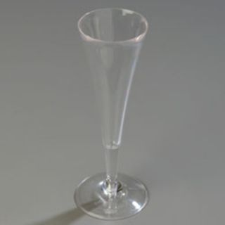 Carlisle 5 oz Liberty Champagne Flute Glass   Polycarbonate, Clear