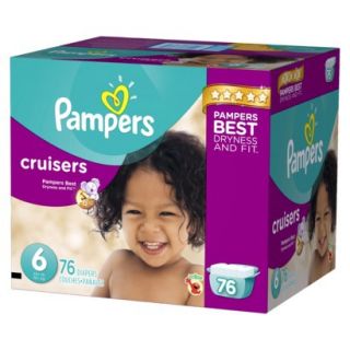 Pampers Cruisers Diapers Giant Pack   Size 6 (76 Count)