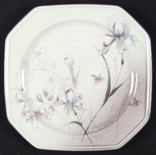 Mikasa Casa Grande Dinner Plate, Fine China Dinnerware   Octagon,Lavender&Peach