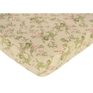Sweet Jojo Designs Baby Annabel Floral Fitted Crib Sheet (CottonCare instructions Machine washableDimensions 52 inches high x 28 inches wide x 8 inches deepThe digital images we display have the most accurate color possible. However, due to differences 