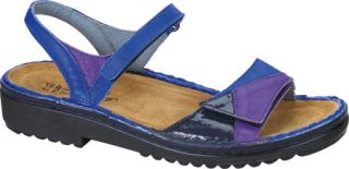 Womens Naot Erica   Royal Blue/Purple/Navy Patent Casual Shoes