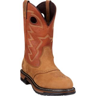 Rocky 11in. Branson Saddle Roper Waterproof Western Boot   Brown, Size 11,