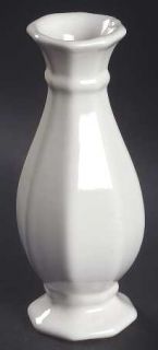 Pfaltzgraff Heritage White Bud Vase, Fine China Dinnerware   Stoneware,York Whit