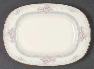 Noritake Magnificence Relish/Butter Tray, Fine China Dinnerware   Pink,Lavender&