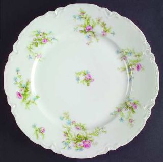Haviland Schleiger 53c Dinner Plate, Fine China Dinnerware   H&Co,Blank 1, Pink