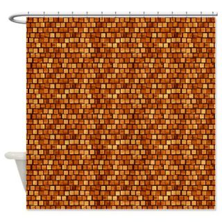  Retro Tiles Shower Curtain  Use code FREECART at Checkout