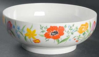 Heinrich   H&C Primavera 8 Round Vegetable Bowl, Fine China Dinnerware   Large