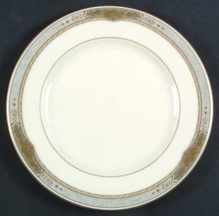 Mikasa Royal Court Salad Plate, Fine China Dinnerware   Ivory Background,   Gray