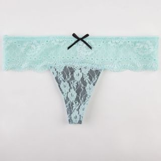 Spumoni Lace Thong Mint In Sizes Large, Medium, Small For Women 228754523