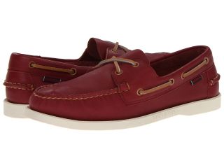 Sebago Docksides Mens Lace up casual Shoes (Red)