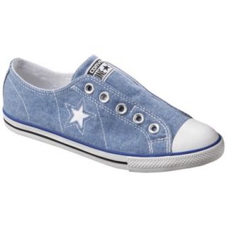 Womens Converse One Star Chambray Laceless Sneaker   Blue 8.5