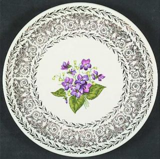 Cunningham & Pickett Springviolet Bread & Butter Plate, Fine China Dinnerware  