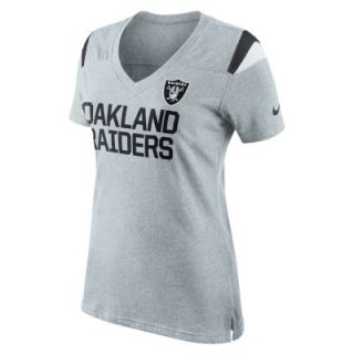 Nike Fan (NFL Oakland Raiders) Womens Top   Field Silver