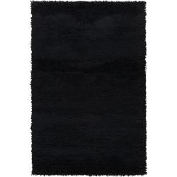Candice Olson Hand woven Black Topary Wool Rug (8 X 11)