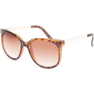 Metal Arm Cateye Sunglasses Tortoise One Size For Women 221467401