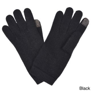 Portolano Womens Touch Screen Wool Blend Gloves