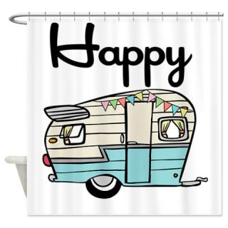  Happy Camper Shower Curtain  Use code FREECART at Checkout