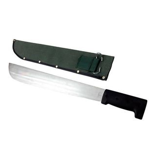 Coleman 18 inch Black Machete And Sheath (BlackMaterials metal, plasticDimensions 26.44 inches long x 4.75 inches wide x 1.41 inches highModel 2000016506Before purchasing this product, please familiarize yourself with the appropriate state and local re
