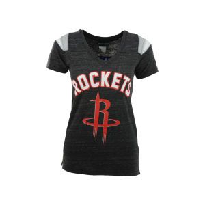 Houston Rockets 5th and Ocean NBA Womens Shoulder Stripe T Shirt
