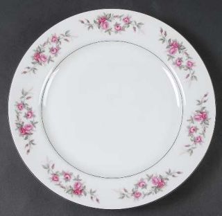 Kyoto Rose Garland 12 Chop Plate/Round Platter, Fine China Dinnerware   Pink Ro