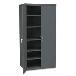 Hon Assembled 72 inch High Storage Cabinet With Leveling Glides