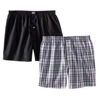 JKY by Jockey 2Pk Woven Boxers   Assorted Colors L