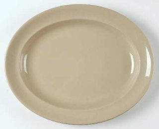 Wedgwood Drabware (Older) 14 Oval Serving Platter, Fine China Dinnerware   All