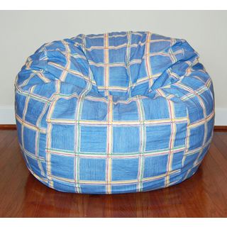 Wide Block Party Washable 36 inch Bean Bag Chair (Blue, white, red, green, yellowMaterials Washable cotton/poly cover, water repellent polyester liner, polystyrene fillingStyle 36blockpartyahhprodsWeight 9 poundsDiameter 36 inchesFill Reground polyst