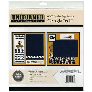 Collegiate 8x8 2 Page Spreads georgia Tech