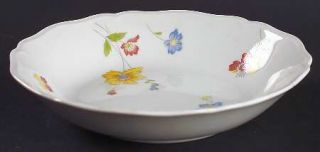 International Meadowbrook Coupe Soup Bowl, Fine China Dinnerware   Yellow,Blue,R